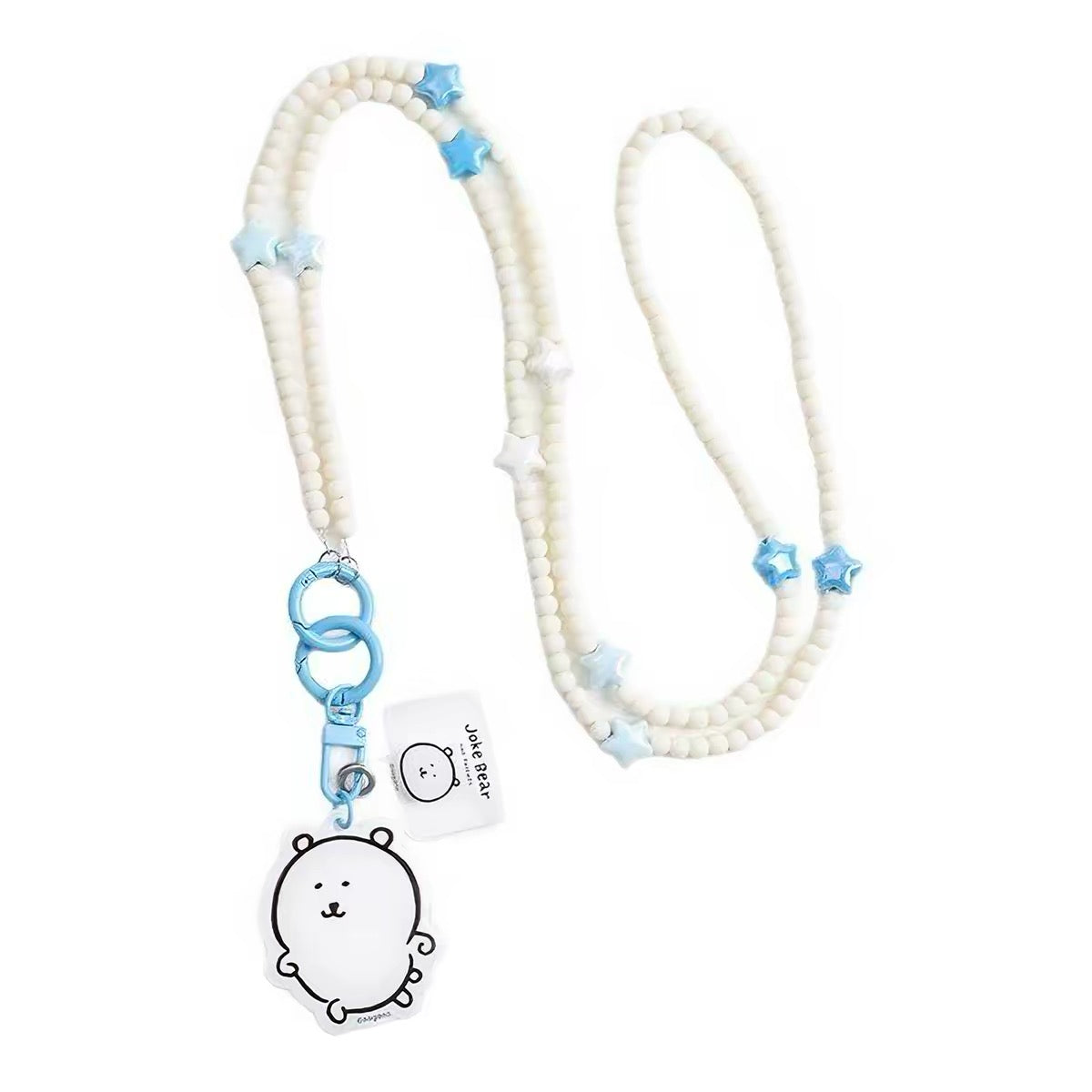 Japanese Cartoon Phone Back Clip with Phone Lanyard | Chiikawa Pink & Mint Green - for All Smart Phones (副本 4)