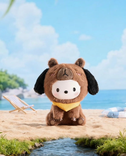 Miniso Sanrio Characters Chill Capybara | Hello Kitty Little Twin Stars My Melody Kuromi Cinnamoroll Pompompurin Pochacco - Collectable Toys Mystery Blind Box