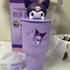 Stainless Steel Tumbler with 3D Lid 900ml | Sanrio Kuromi - Keep Warm & Cool Cup Kitchenware Kitchen