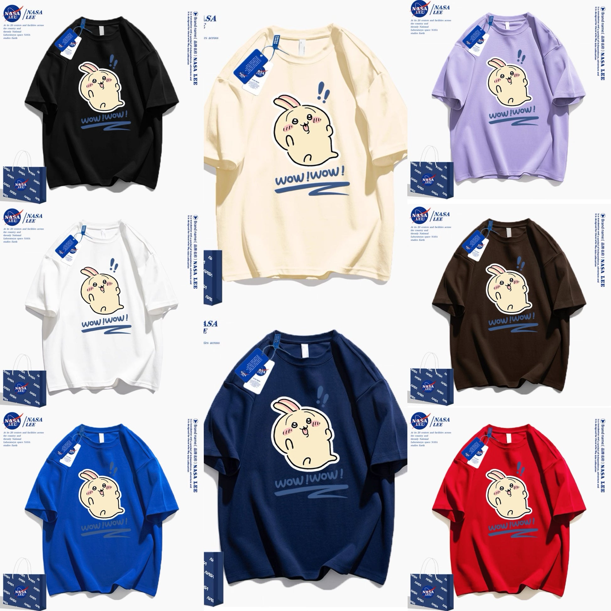 Japanese Cartoon ChiiKawa Casual Style T-Shirt Series | Wow Usagi - Kawaii Fashion Items