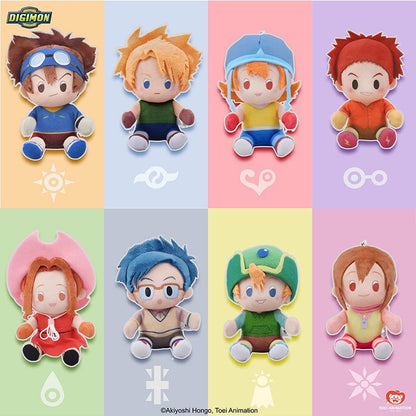 Digimon Adventure Digital Monster Chosen Children Part 1 Plush Keychain I Koromon Tunomon Pyocomon Mochimon Tanemon Pukamon Tokomon Nyaromon - Charm with Plastic Box Mystery Blind Box