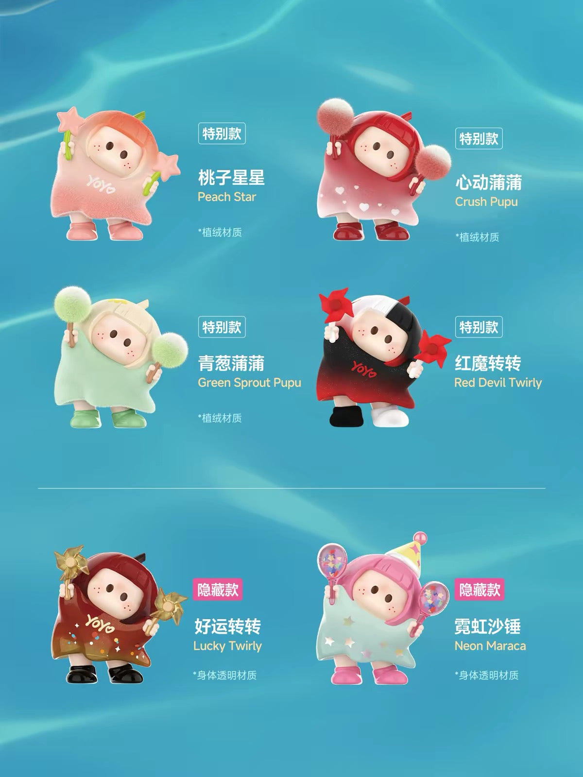 YOYO Chan Mini Figure Part 2 | YOYO Tilted Head Collection - Collectable Toys Mystery Blind Box