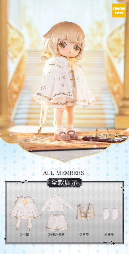 Simon Toys Cosplay Doll Outfits Set Symphony Performer | Sonata of the Light - Original Outfits 1/12 ob11 11cm BJD Doll Ball Joint Doll