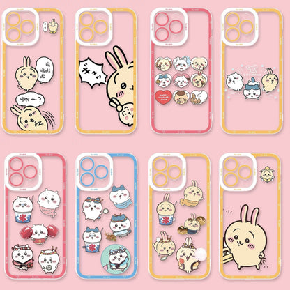 Japanese Cartoon Chiikawa | Usagi & Summer Times 8 Styles - iPhone Case PLUS SE2 XS XR X 11 12 13 14 15 16 16e 17 17e Pro Promax 12mini 13mini