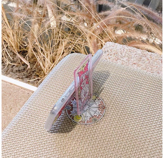 Cardcaptor Sakura Card Version Part 6 with Stand & Strap | The Flower & The Watery - Phone Case Samsung Galaxy Z Flip Fold 3 4 5 6 7