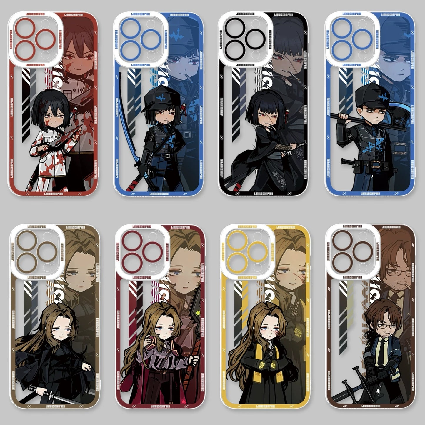 Game Character Limbus Company Dressing Style | Ryoshu Meursault Rodion Gregor - iPhone Case PLUS SE2 XS XR X 11 12 13 14 15 16 16e 17 17e Pro Promax 12mini 13mini