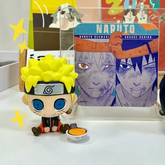 Miniso X Naruto Ninja Mini Sitting Part 1 Series Limited Edition | Naruto Shippuuden Naruto Sasuke Sakura Kakashi Gaara Lee -  Figure Keychain Collectable Toys Mystery Blind Box KawaiiGiftLand