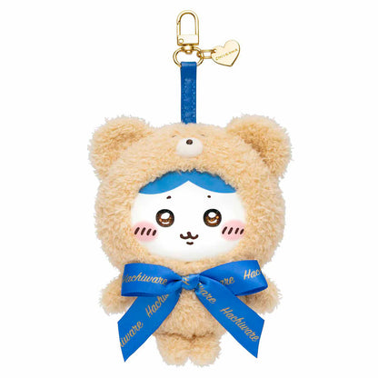 [Pre-order] Japan ChiiKawa Kiramekko Teddy Bear Series | ChiiKawa Hachiware Usagi Momonga Kurimanju Rakko Cute Plush Doll with Plastic Face Keychain - Kawaii items Room Decoration Doll