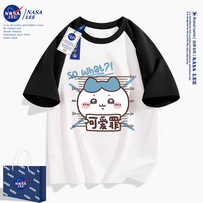 Japanese Cartoon ChiiKawa Casual Style T-Shirt Series | Hachiware Cute Crime - Kawaii Fashion Items