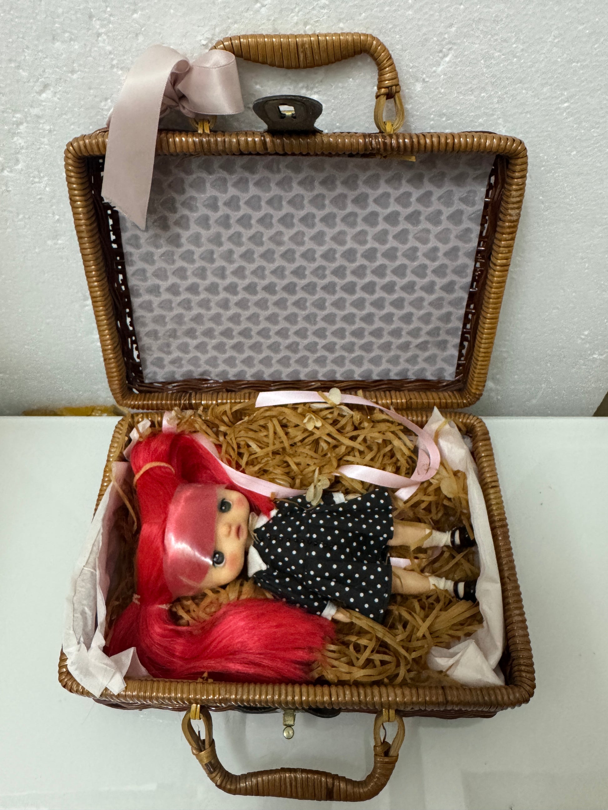 China Artist Bokka - One off Normal Skin Red Hair Hand Print - Doll Show Limited NEW Artist Doll like Holala