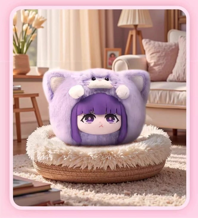 EAKI X FRIEREN Part 1 Series The Animal Party Edition | Frieren Fern Stark Himmel Flamme Aura - Vinyl Face Plush Doll Figure Keychain Collectable Toys Mystery Blind Box - KawaiiGiftLand