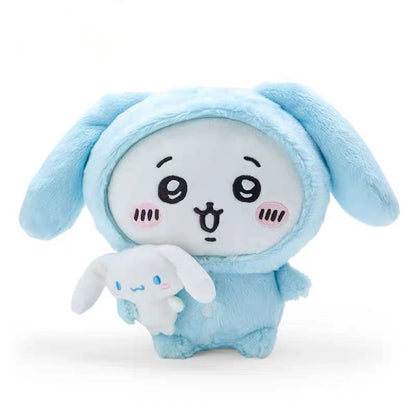 Japan ChiiKawa X Nagano X Sanrio | ChiiKawa Hachiware Usagi Hello Kitty My Melody Cinnamoroll Pompompurin Pochacco Japanese Food -  Plush Doll 20cm Keychain 10cm