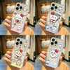 Japanese Cartoon ChiiKawa | Chiikawa Hachiware Usagi Momonga wigth Red Hat - iPhone Case 11 12 13 14 15 Pro Promax
