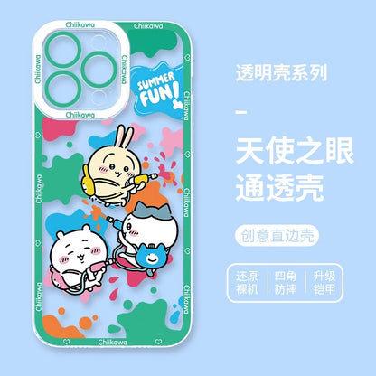 Japanese Cartoon ChiiKawa iPhone Case | Summer Time & Bee Colour Ver 8 Styles - iPhone Case PLUS SE2 XS XR X 11 12 13 14 15 16 16e 17 17e Pro Promax 12mini 13mini