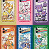 Japanese Cartoon Pokemon | Clear Case Evolution Gengar Jigglypuff Pikachu Squirtle Bulbasaur Charmander - iPhone Case 11 12 13 14 15 16 Pro Promax