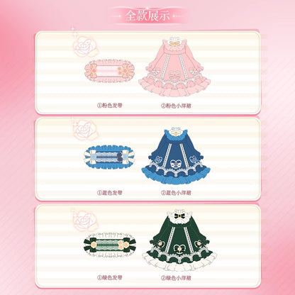 Simon Toys Cosplay Doll Outfits Set Gem Version | Different Colour Green Blue Pink - Original Outfits - 1/12 ob11 11cm BJD Doll Ball Joint Doll