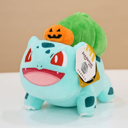 Japan Cartoon Pokemon Halloween Party 20-30cm Plush Doll | Bulbasaur Squirtle - Mascot Plush Doll Kawaii Decoration KawaiiGiftLand