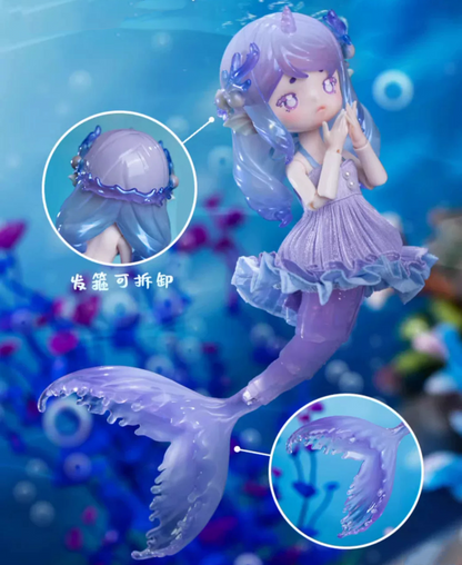 Penny Box Tidal Secret Language | Mermaid Sea Fairy 1/12 ob11 11cm BJD Doll Ball Joint Doll - Collectible Toys Mystery Blind Box