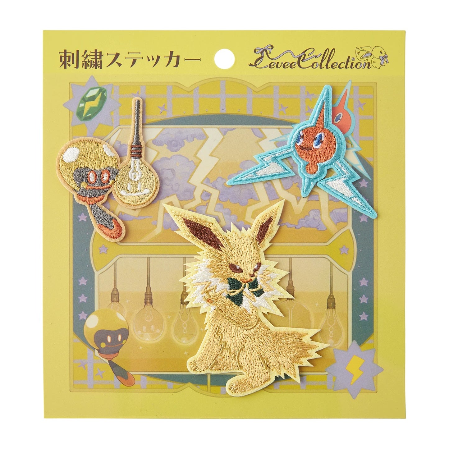 Japan Cartoon Pokemon Eevee Evolution Series Embroidery Sticker | Eevee Vaporeon Jolteon Flareon Espeon Umbreon Leafeon Glaceon Sylveon - Evolve Anime Collectable Kawaii Item