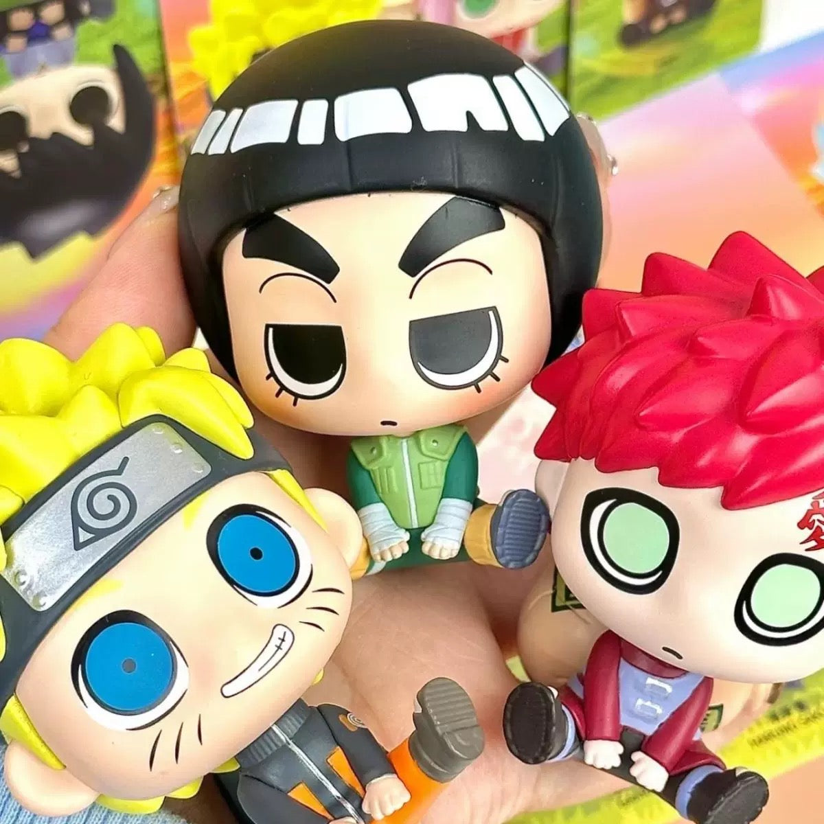 Miniso X Naruto Ninja Mini Sitting Part 1 Series Limited Edition | Naruto Shippuuden Naruto Sasuke Sakura Kakashi Gaara Lee -  Figure Keychain Collectable Toys Mystery Blind Box