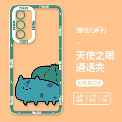 Japan Cartoon Pokemon Cute & Fighting Drawing Style | Pikachu Charmander Squirtle Bulbasaur Charizard Blastoise Venusaur - Phone Case Samsung Galaxy S26 S25 S24 S23 S22 S21 FE Ultra