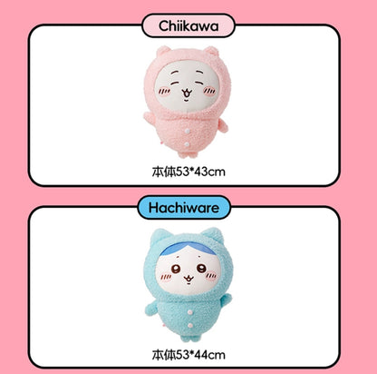 ChiiKawa X Miniso | ChiiKawa Hachiware Usagi Pajamas Giant Plush Doll - Kawaii items Room Decoration doll