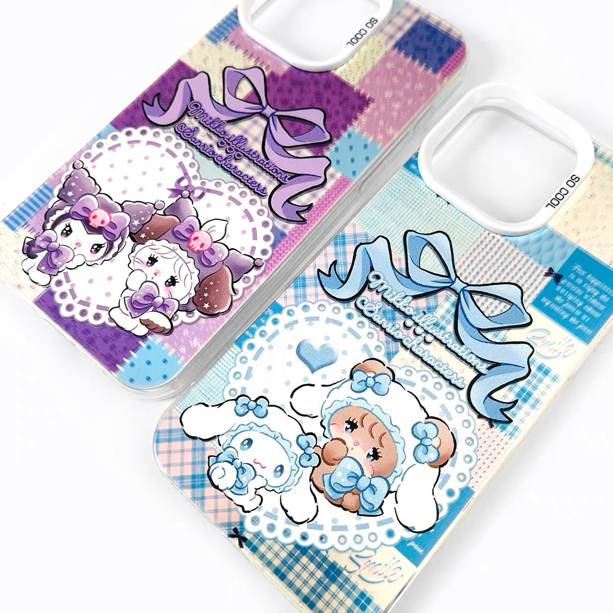 Japanese Cartoon Sanrio X Mikko Laser Case | Hello Kitty My Melody Kuromi Cinnamoroll 4 Styles - Phone Case Samsung Galaxy S26 S25 S24 S23 S22 S21 FE Ultra Edge