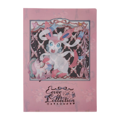 Japan Cartoon Pokemon Eevee Evolution A4 Folder | Eevee Vaporeon Jolteon Flareon Espeon Umbreon Leafeon Glaceon Sylveon - Evolve Anime Collectable Kawaii Item