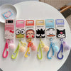 Cute Carton with Phone Handle | Hello Kitty Kuromi Keroppi Bad Badtz Maru AhirunoPekkle Monkichi - Phone Case Samsung Galaxy Z Flip 3 4 5 6