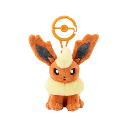 Japan Cartoon Pokemon Center Pokeball Keychain Eevee Evolution Evolve | Eevee Vaporeon Jolteon Flareon Espeon Umbreon Leafeon Glaceon Sylveon - Mascot Mini Plush Doll KawaiiGiftLand