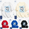 日本語アニメ ちいかわ カジュアルTシャツシリーズ | ハチワレ 後ろにも幸運 - かわいいファッションアイテム