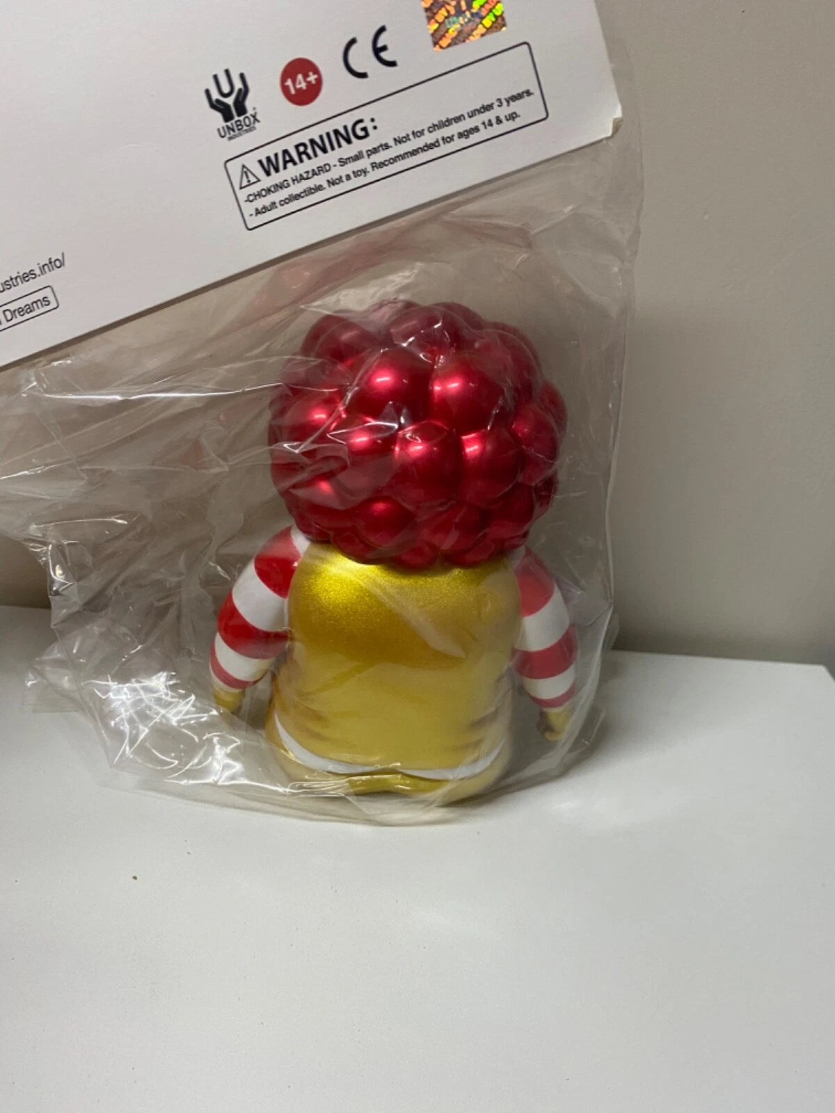 Unbox Jim Dreams Fast Food Chunk Metal Colour Limited edition super rare