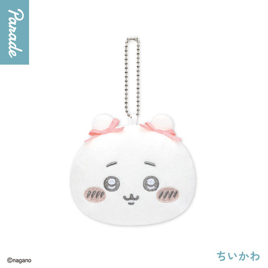 Japan ChiiKawa | ChiiKawa Hachiware Usagi Momonga Crab with Ribbon Cute Plush Doll Mini Mirror Keychain - Kawaii items Room Decoration doll