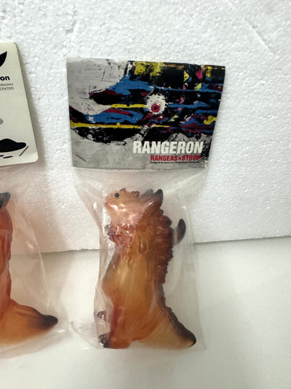 Shoko Nakazawa Byron & T9G Rangeron | One Pair Amber - Sofubi Vinyl Figure Retried