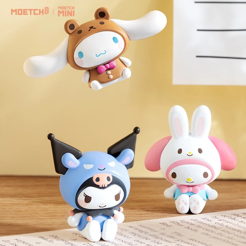 Sanrio Characters Animals Crossing Mini Series | My Melody Kuromi Cinnamoroll Pompompurin Pochacco Hangyodon - Kawaii Collectable Toys Toy Collection