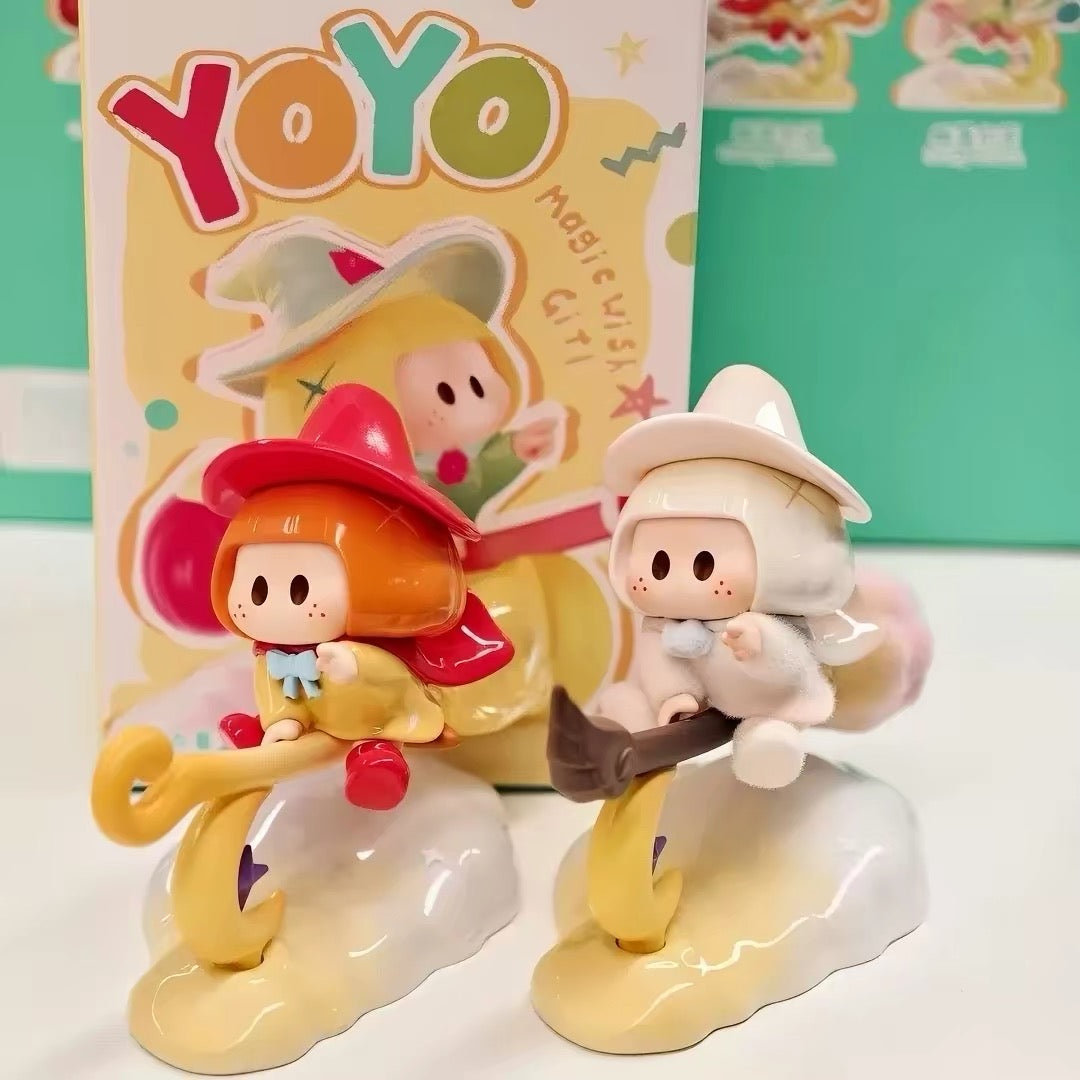 YOYO Chan Mini Figure | YOYO Magic Wish Girl Collection - Collectable Toys Mystery Blind Box