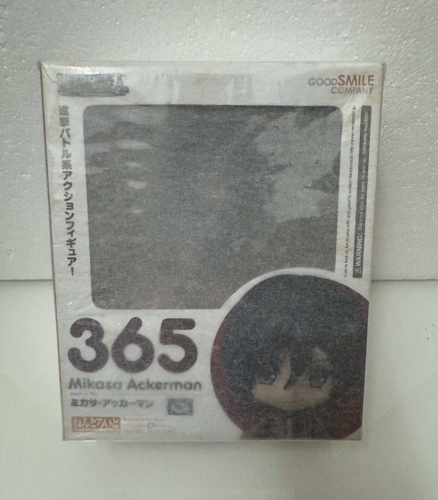 Japan GSC Nendoroid Series | 365 Mikasa Ackerman Attack on Titan - 2014 Retried PVC FIGURE DOLL Toy Collection