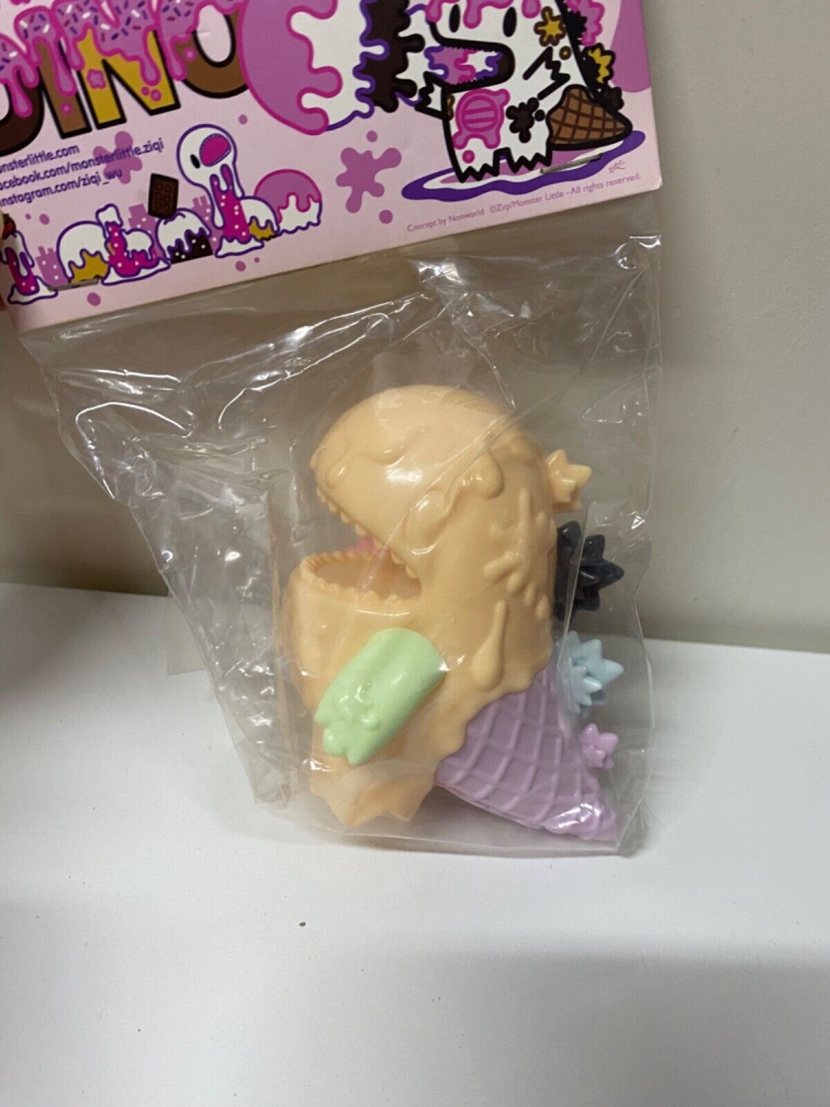 Unbox Dino Orange Ice Cream Cute Character Figure Limited Model Rare