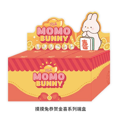 Momo with Bunny Kawaii Lovely Characters | Momo Bunny Rich -Toy Collection Mystery Blind Box