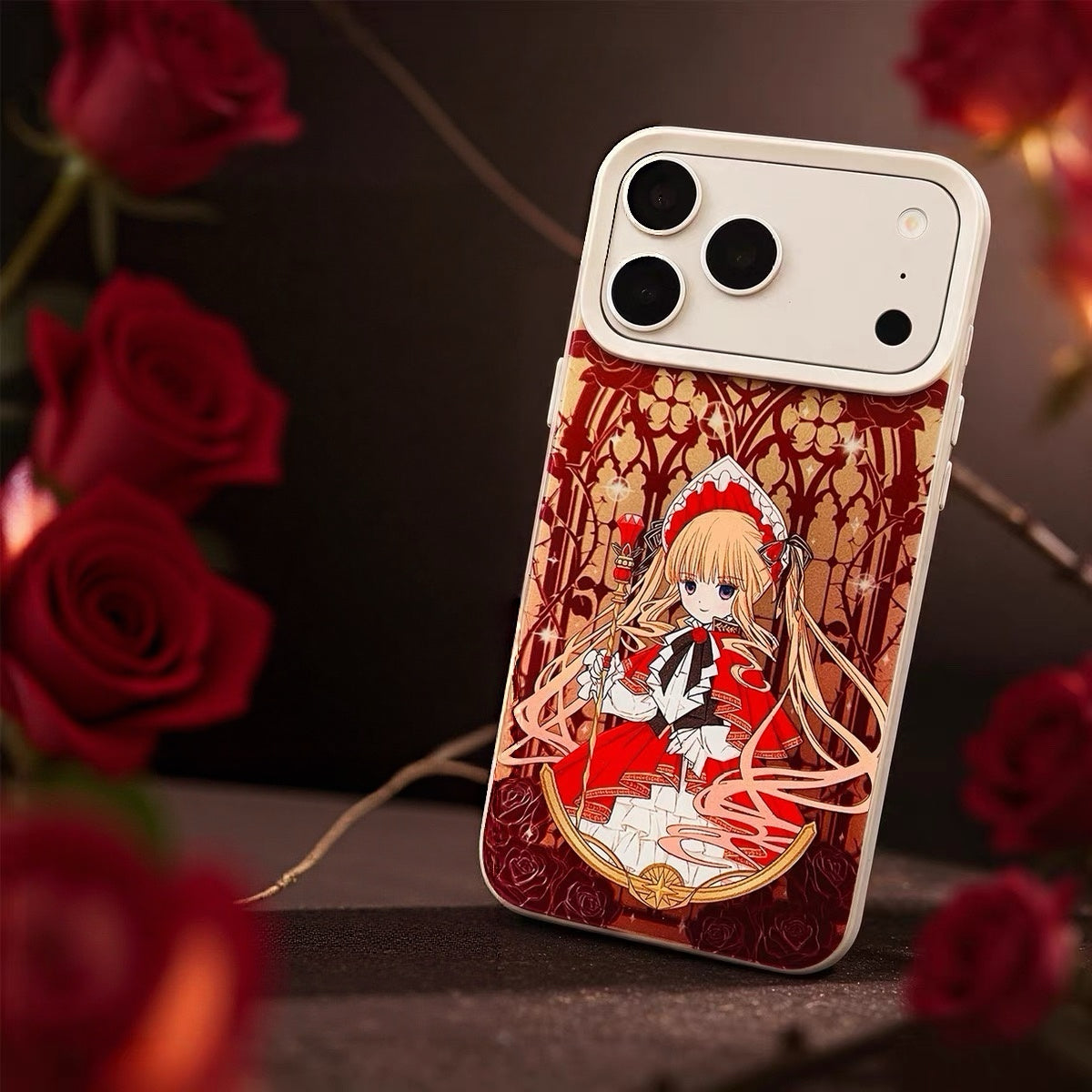 Japanese Anime Rozen Maiden Laser Case Part 1 | Shinku Suigintou Souseiseki Suiseiseki Hinaichigo Kanaria Kirakishou 7 Styles - iPhone Case 11 12 13 14 15 16 16e 17 17e 18 Pro Promax