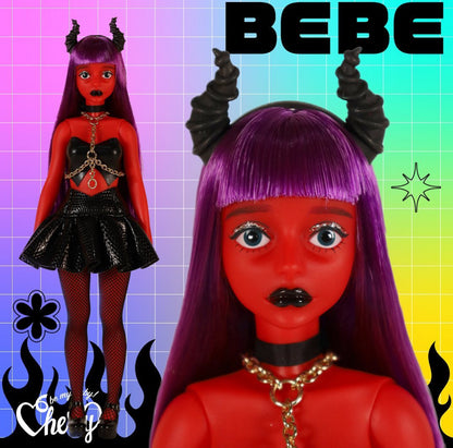 Japan Artist Miyuking Be My Baby Cherry BAD BAD BAD Series | BEBE - Limited Edition Rare NEW Artist Doll