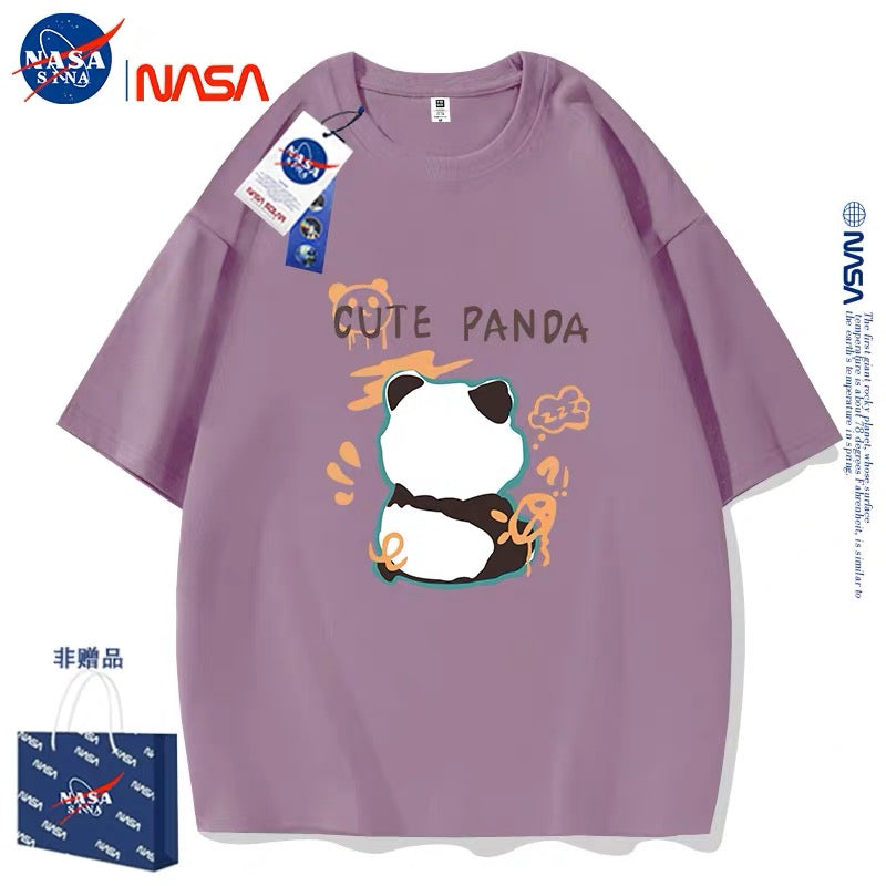 Cute Animals Panda Style T-Shirt Series | Back of Cute Panda Part2 - Kawaii Fashion Items for Child & Adult