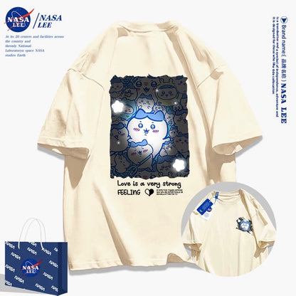 Japanese Cartoon ChiiKawa Casual Style T-Shirt Series | Hachiware Light - Kawaii Fashion Items