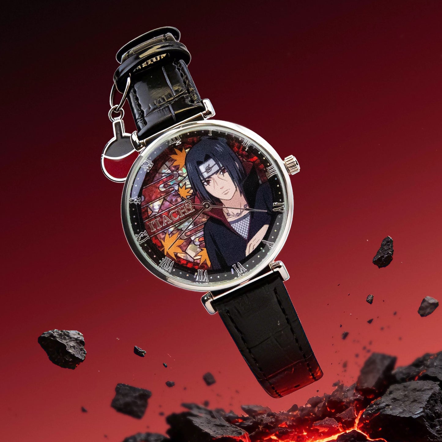 Eaki X Naruto Ninja Part 2 Watch Accessories Series | Naruto Shippuuden Naruto Sasuke Sakura Kakashi Gaara Neji Hinata Itachi Uchiha Madara Obito - Watch Collectable Toys Mystery Blind Box