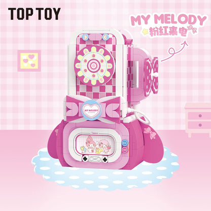 Top Toy x Sanrio Pastel Dream Home | My Melody Pink Calling Phone - Building Blocks Toy Collections