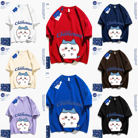 Japanese Cartoon ChiiKawa Casual Style T-Shirt Series | Lovely Hachiware - Kawaii Fashion Items