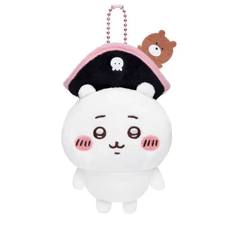 Japan ChiiKawa | Chiikawa Hachiware Usagi Momonga Kurimanju Cosplay Pirate Plush Doll Keychain - Kawaii items Room Decoration doll