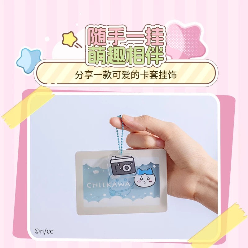 ChiiKawa X Miniso | ChiiKawa Hachiware Usagi with Props Acrylic Cardholder - Kawaii Items