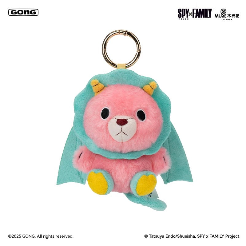 SPY Family Anya's Favorite Things Keychain | Penguin Bondman Chimera Lion with Sunglass - Plush Doll Figure Keychain Collectable Toys - KawaiiGiftLand
