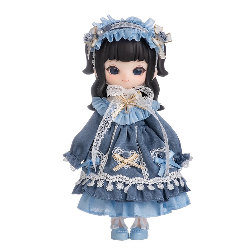 Simon Toys Cosplay Doll Outfits Set Gem Version | Different Colour Green Blue Pink - Original Outfits - 1/12 ob11 11cm BJD Doll Ball Joint Doll